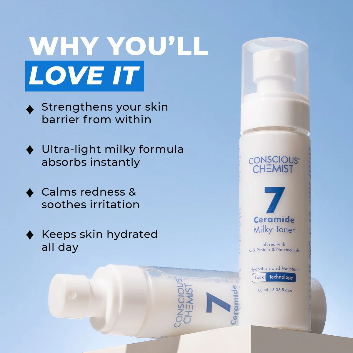 7 Ceramides Milky Toner Spray | 100 ml | Slashed