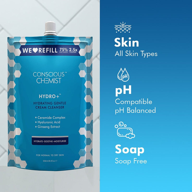 Hydrating Face Wash Refill ( 70 Days Pack ) | Hyaluronic Acid & Ceramides